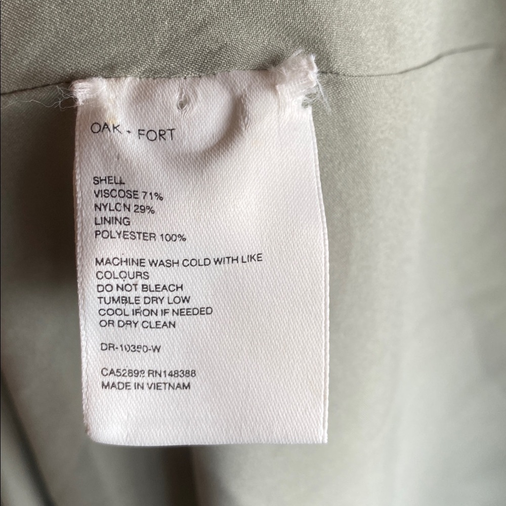 Oak & Fort NWT LINED CRINKLE VIOLE MIDI DRESS - Picture 9 of 12